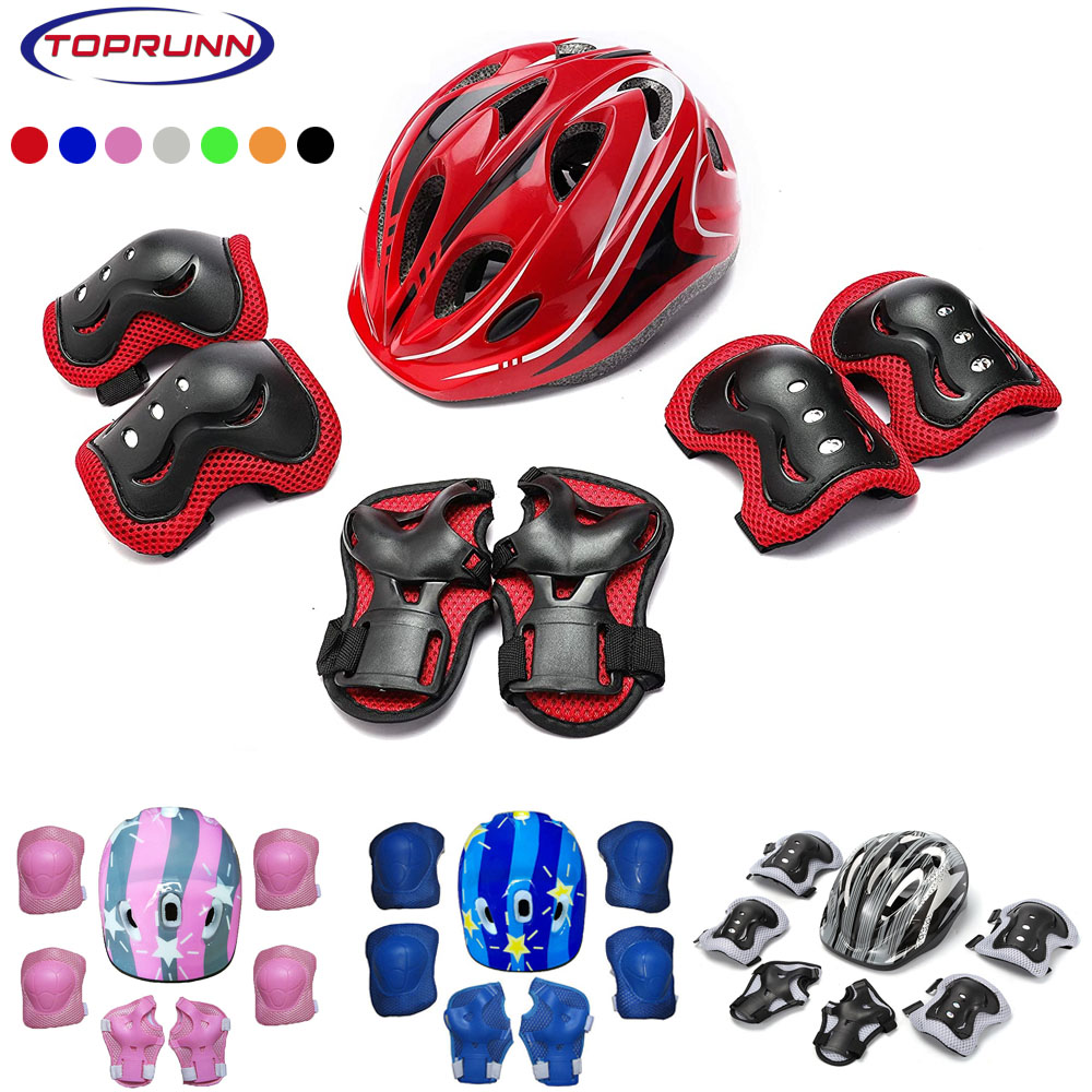 Cycling Gear Of The Year - Kids Bike Helmet Knee Elbow Wrist