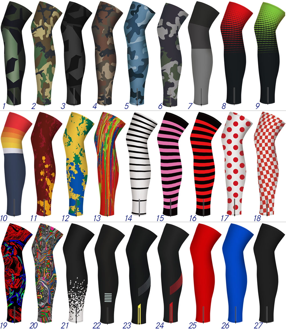 Cycling Gear In Winter - Thermal Fleece Cycling Leg Warmers, MTB