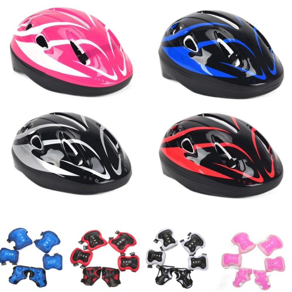 Cycling Gear Of The Year - Kids Helmet Knee Elbow Pads Wrist