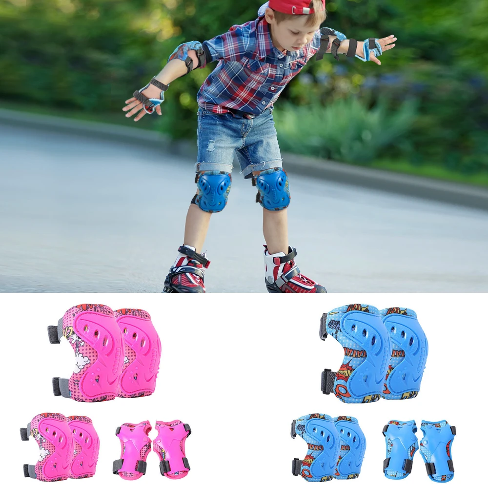 Cycling Gear Of The Year - 6Pcs Kids Knee Pads and Elbow