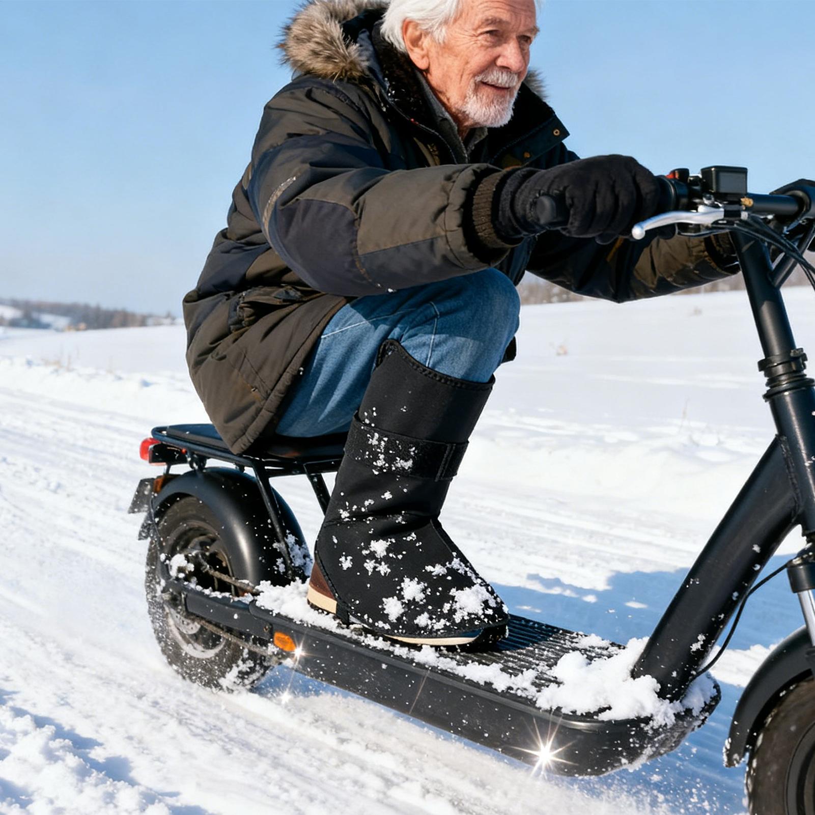 Cycling Gear In Winter - Cycling Shoe Covers Waterproof Warm Foot