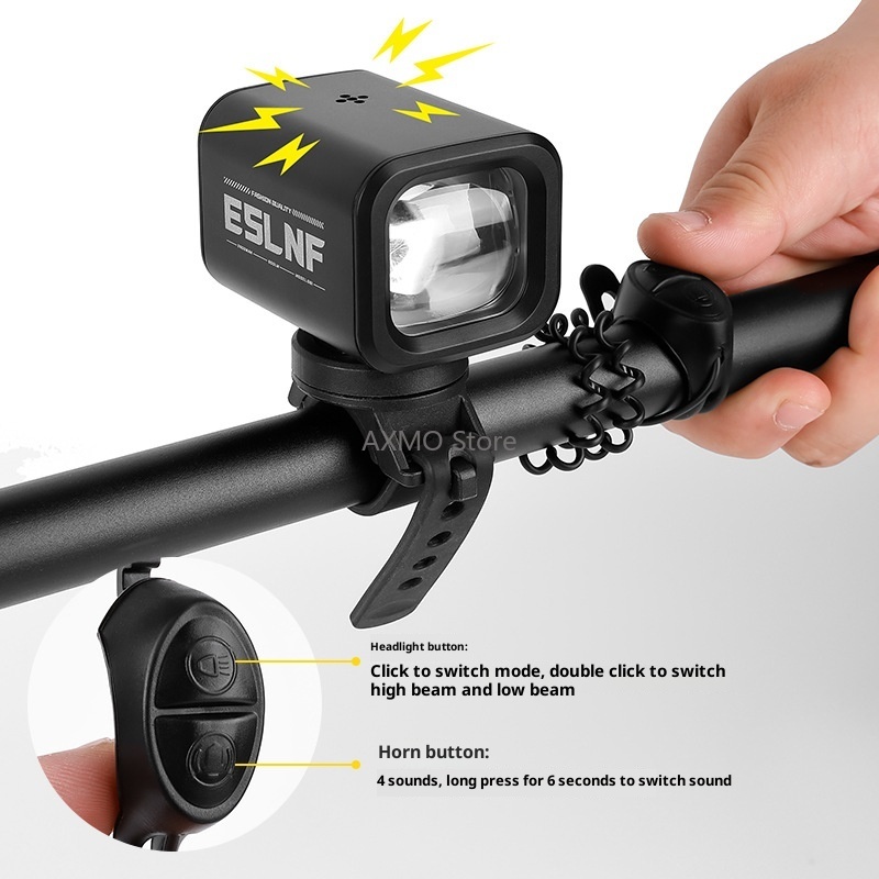 Rechargeable Horn Bike Headlig - огляд і ціна Road Cycling Essential Gear