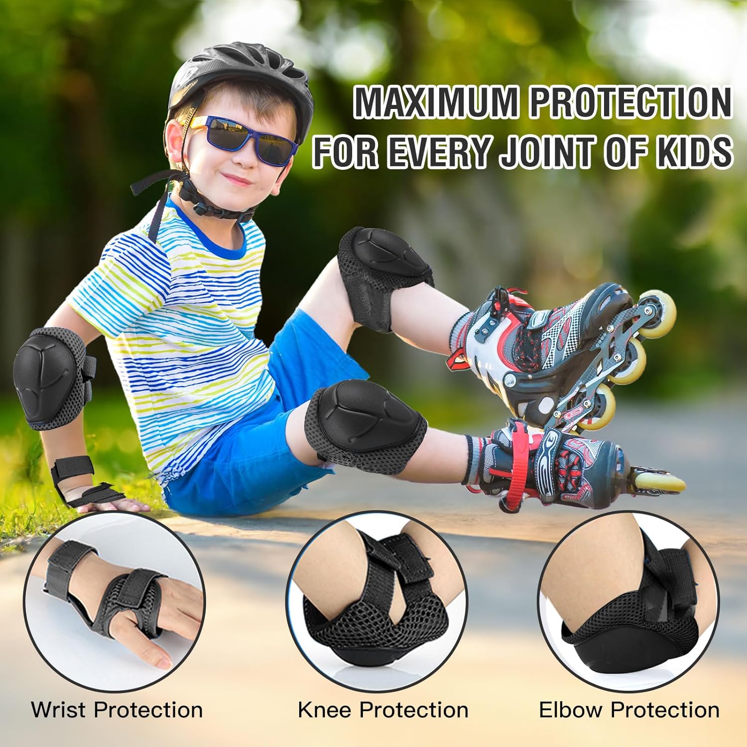 6PCS Kids Protective Gear Set  - огляд і ціна Cycling Gear Of The Year