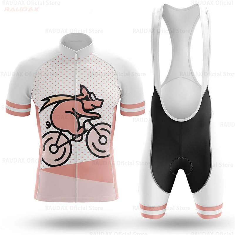 Men's Funny Pig Cartoon Anime  - огляд і ціна Cycling Gear Lycra