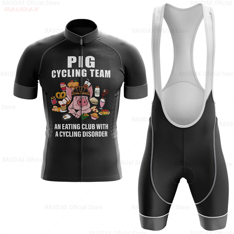 Men's Funny Pig Cartoon Anime  - огляд і ціна Cycling Gear Lycra