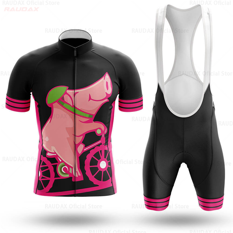 Men's Funny Pig Cartoon Anime  - огляд і ціна Cycling Gear Lycra