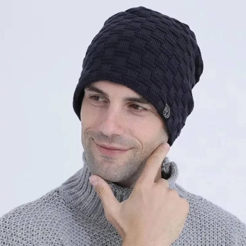 Mens Plush Lining Beanie Winte - огляд і ціна Cycling Gear In Winter