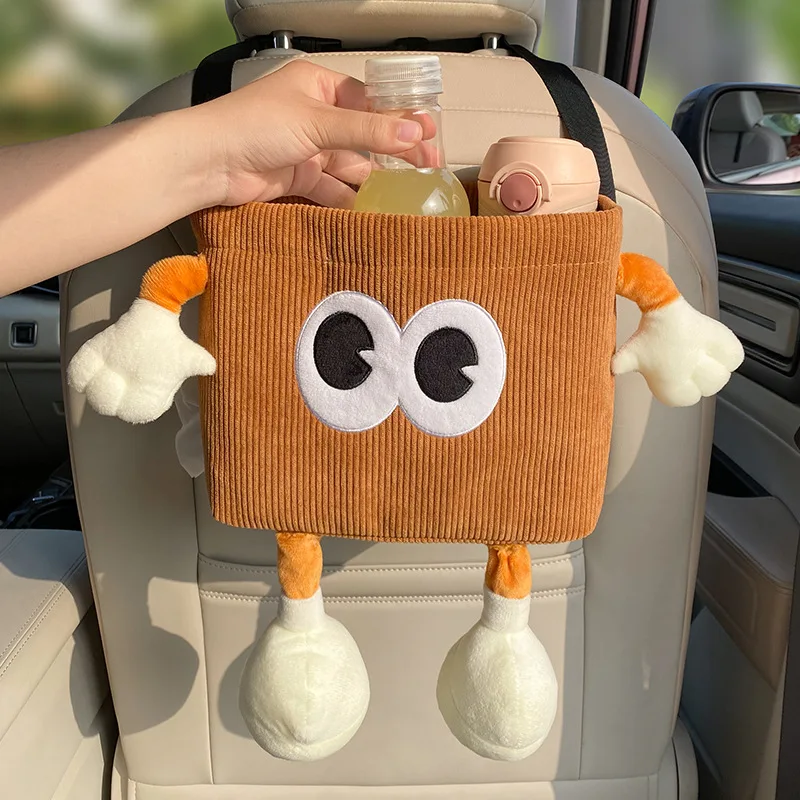 Car Trash Can Bin Cartoon Eye  - огляд і ціна Water Bottle Holder