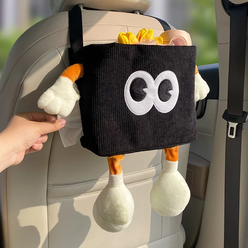 Car Trash Can Bin Cartoon Eye  - огляд і ціна Water Bottle Holder