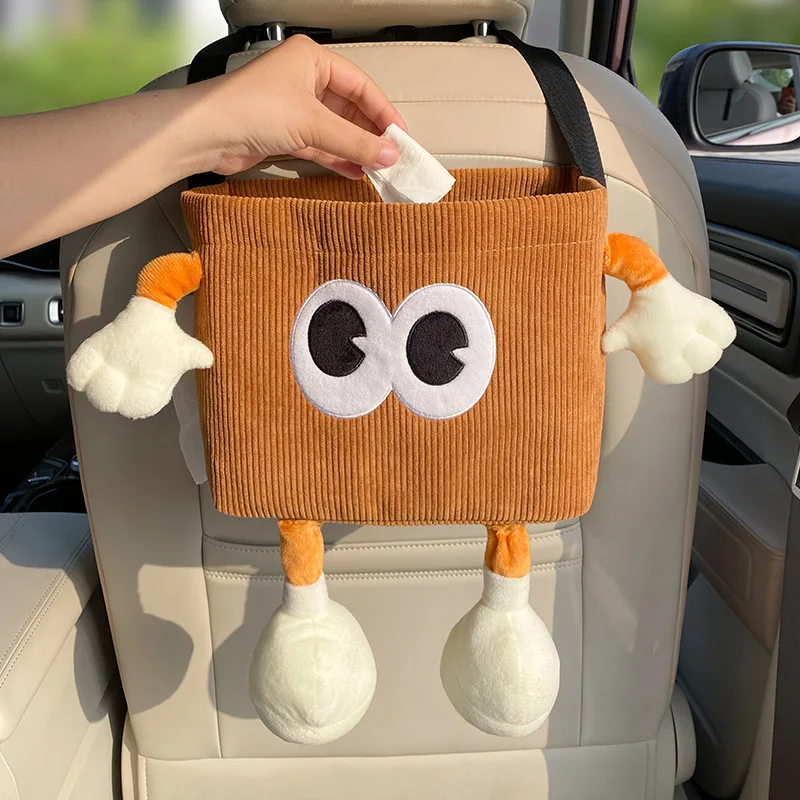 Car Trash Can Bin Cartoon Eye  - огляд і ціна Water Bottle Holder